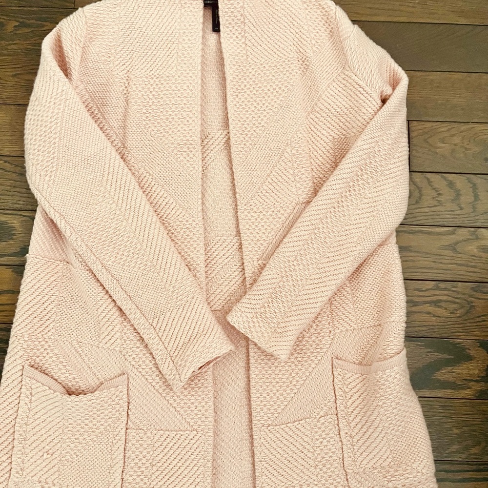 Women's Pink Sweater Cardigan